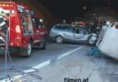 Stmk: Lenkerin mit Auto bei Kindberg gegen Tunnelportal geprallt
