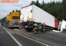 Tirol: Lkw schleuderte auf Ölspur und landete im Straßengraben