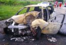 Nö: Pkw ging nach Baum-Crash bei Matzen in Flammen auf -> 1 Toter