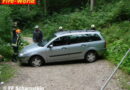 Oö: Pkw  Bergung auf Forststraße