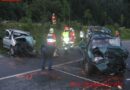 Sbg: Verkehrunfall B311 mit 6 Schwerverletzten und 1 Toten