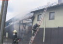Oö: Großbrand in Schörfling am Attersee