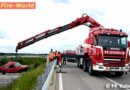 Nö: Fahrzeug kommt von der S5 ab und prallt gegen Böschung