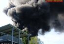 Ktn: Großbrand am Dach im Bundesschulzentrum in Wolfsberg
