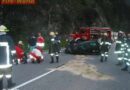 Tirol: Verkehrsunfall mit eingeklemmter Person in Eben