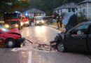 Nö: Frontalzusammenstoß mit 6 Verletzten auf der B55 in Edlitz