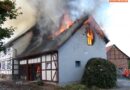 Deutschland: Wohnhaus in Eimen durch Feuer zerstört