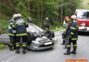 Stmk: Überschlag mit Pkw auf der L 332 bei Judendorf-Straßengel