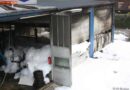Nö: Werkstättenbrand in Krems -> Alarmstufe 4