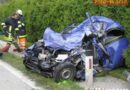 Oö: Tödliche Kollision zwischen Pkw und Lkw in Landshaag (B 131)