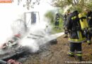Nö: Gartenhütte in Vollbrand – aufmerksamer Autofahrer schlägt Alarm