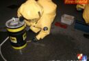 Bgld: Schulung mit Körperschutzfahrzeug und Schutzanzug, Stufe III