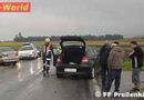 Nö: Beim Abbiegen in einen Feldweg gerammt