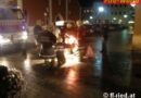 Oö: Ölfilm auf der Breitsach in Ried im Innkreis