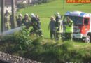 Oö: Flurbrand entlang der Mühlkreisbahn in Berg bei Rohrbach