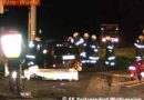 Nö: Eingeklemmte Person nach Unfall auf der B4
