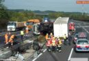 Oö: Lkw-Unfall auf der A8 bei Wels