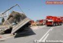 Nö: Lkw-Sattelzug auf der Südautobahn bei Wiener Neudorf umgekippt