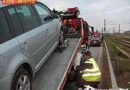 Nö: Fahruntüchtiger Pkw nach Unfall auf der B17