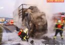 Nö: Lkw-Brand in Wiener Neudorf