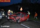 Oö: Schwerer Verkehrsunfall mit 4 Fahrzeugen
