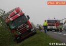 Nö: Bergung eines Möbel-Sattelzuges auf der A4 bei Bruck/L.