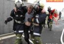 Oö: Einsatzübung in Hackschnitzelanlage des Stiftes St. Florian