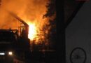 Deutschland: Feuer zerstört Reithalle in Hermannsberg