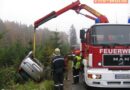 Nö: Pkw-Bergung nach Autoüberschlag am Doberndorfer Berg