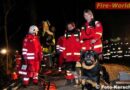Oö: Einsatzübung Unfall mit Pkw und landwirtschaftlichem Pflug-Gespann