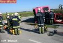 Oö: Verkehrsunfall- Großübung in Wollsberg