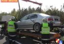 Bgld: Kleintransporter kommt ins Schleudern – Ladung am Anhänger verrutscht