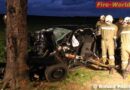 Bgld: Junger Mann bei Pöttsching bei Crash an Baum getötet