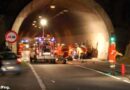 Sbg: Verkehrsunfall mit drei Verletzten auf der B311 im Mauthtunnel