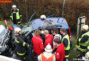 Nö: Verkehrsunfall mit eingeklemmter Person in Bruck/Leitha