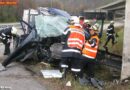 Stmk: Kleintransporter bei Plabutschtunnel gegen Betonsäule geprallt
