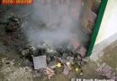 Nö: Feuer griff auf Fassadenkonstruktion über
