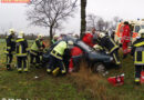 Nö: Verkehrsunfall mit eingeklemmter Person in Himberg