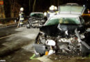 Oö: Frontalzusammenstoß auf der B 144 in Laakirchen