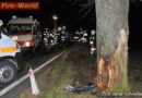 Nö: Pkw prallt auf der L151 frontal gegen Baum