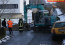 Oö: Bei Baggerungsarbeiten wurde Ferngasleitung gekappt