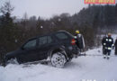 Nö: Jeep bei winterlichen Bedingungen in Payerbach geborgen