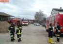 Nö: Dachstuhlbrand in einer Werkstätte in Wagram