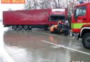 Stmk: Sattelzug verunfallt nach dem Plabutschtunnel