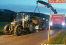 Oö: Schweinetransportanhänger in Kremsmünster von Auto gerammt