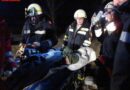 Nö: Einsatzübung „Fahrzeugbrand mit Verletzten und Eingeklemmten“ in Matzen