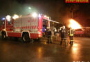 Oö: Einsatzübung -> Massenkarambolage mit Pkw-Brand in Ried