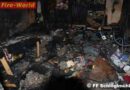 Nö: Obergeschoß bei Wohnhausbrand zerstört