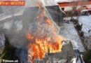 Nö: Semmeringer Haus in Vollbrand -> Tote Frau bei Sturz vom Dach