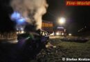Nö: Fahrzeug nach Überfall in Vösendorf in Brand gesetzt